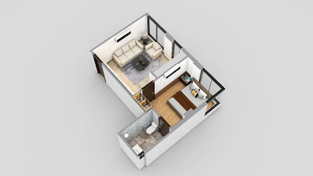 ZMAR-T1-505 One Bed Standard